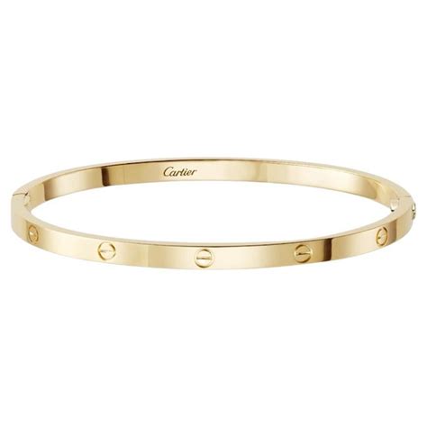 cartier love thin bracelet